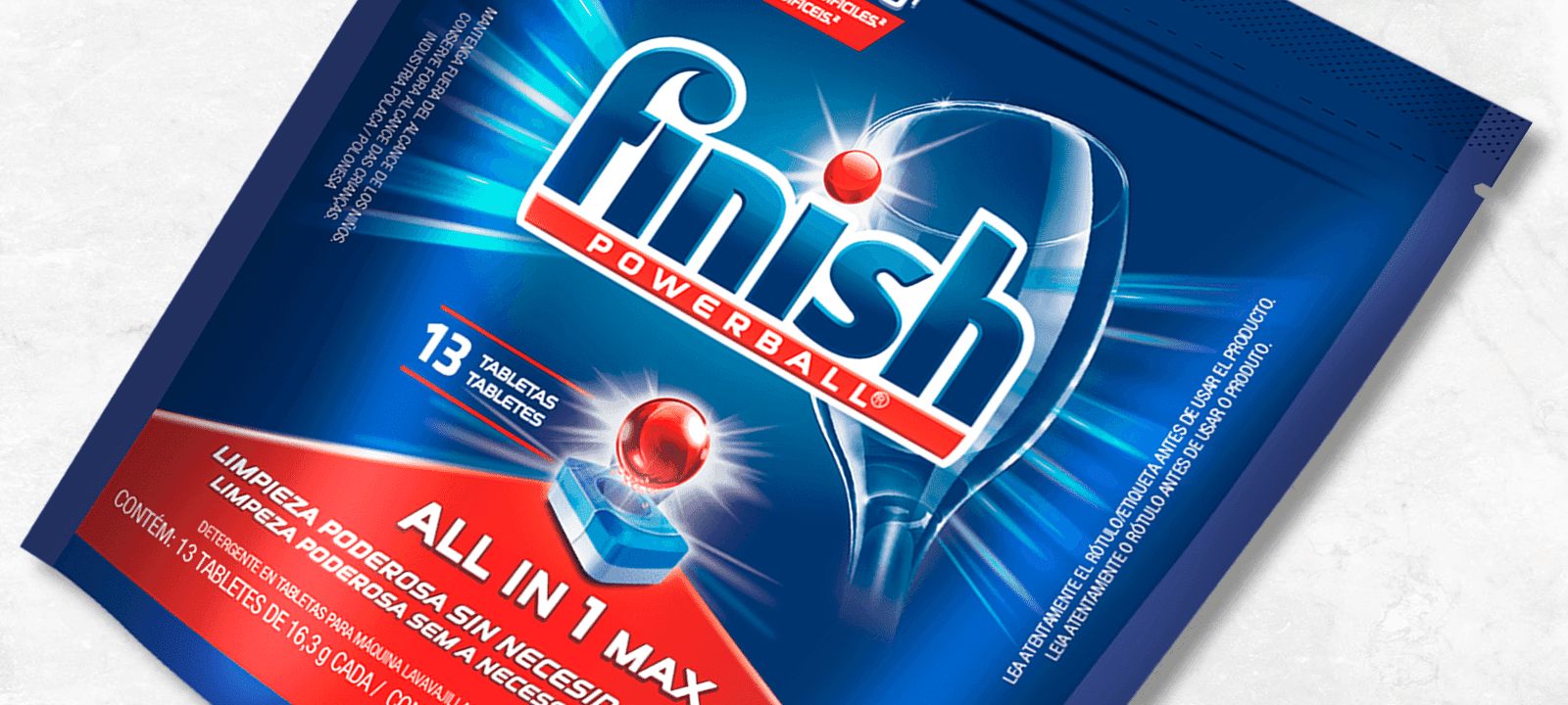 Detergente Lavavajillas Tabletas Finish Power 3 x 30 Unid
